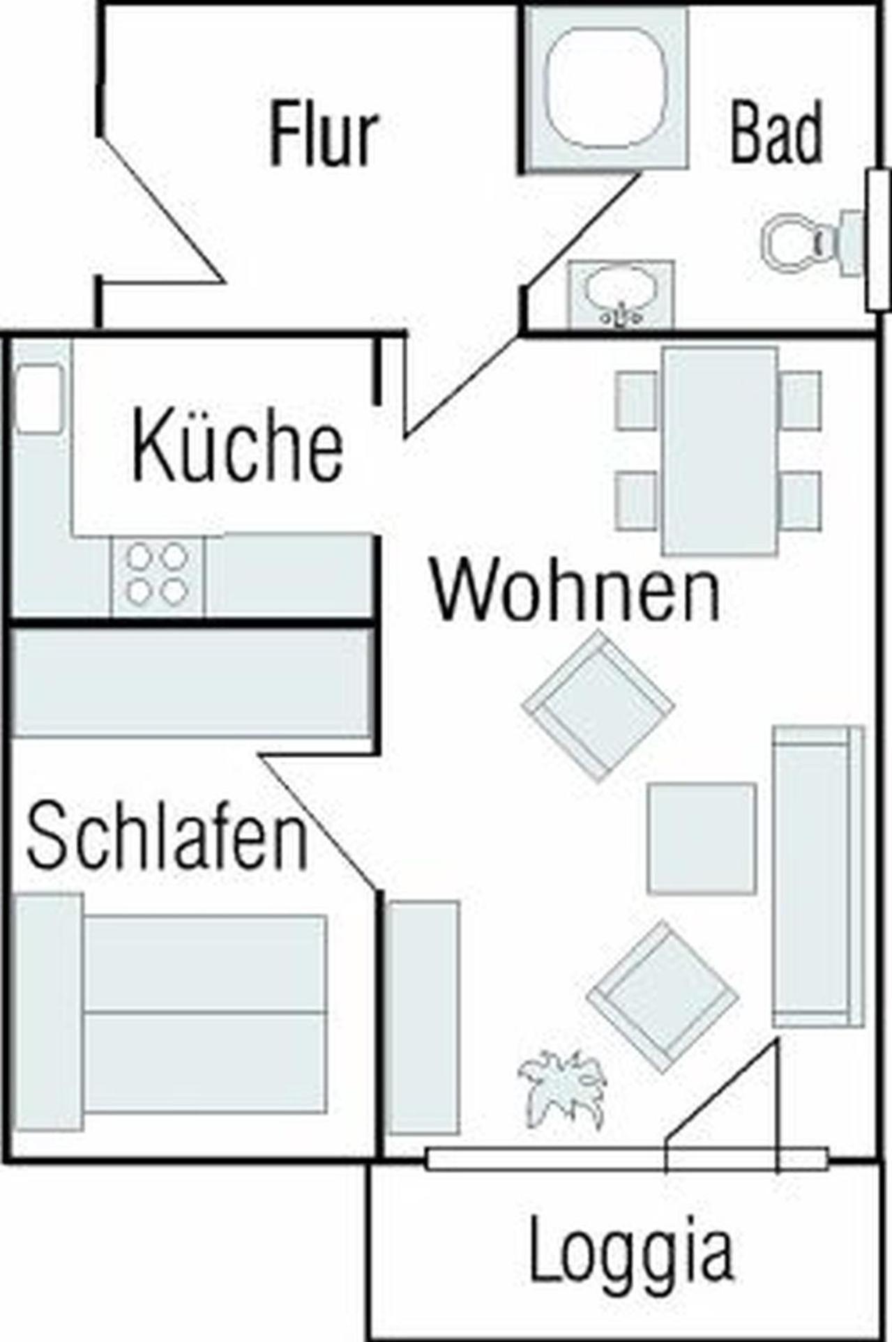 4-21, Friedrichstr, Im Herzen Westerlands, Sehr Strandnah, Balkon, 2 Zi Exterior photo